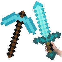 Picture of Minecraft Sword and Pickaxe Set for Kids, Multicolour