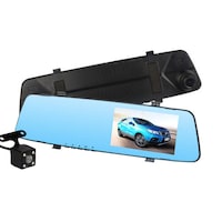 Picture of SSCYHT Mirror Dash Cam 1080P Full HD Dual Lens Car DVR, 4.5" IPS Screen 