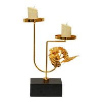 Picture of Apple Land Home Decor Candle Holder - Gold