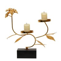 Picture of Apple Land Home Decor Candle Holder - Gold