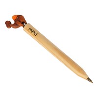 Picture of Ashoka Wooden Pen With Cute Camel Figure - Brown