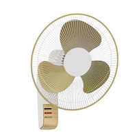 Picture of Vmax Metal Wall Fan, Gold And White HWF3101