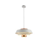 Picture of V.Max Modern Pendant Ceiling Lights Fixture, White and Brass