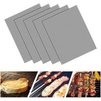 Picture of Lihan Reusable Non Stick BBQ Grill Mats, 40 x 33cm, Pack of 1pc.
