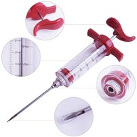 Picture of Lihan Marinade Injector Syringe with Screw-on for BBQ Grill