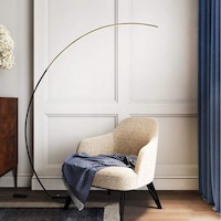 Picture of Hamiqi Slim Design LED Floor Lamp with Long Arm