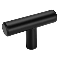 Picture of Goldenwarm Single Hole Cabinet Knobs and Pulls, 2 Inch 5902 KNOB BLACK