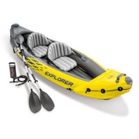 Picture of Intex 2-person Inflatable Kayak Set with Aluminum Oars and Air Pump