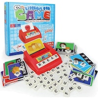 Picture of Lele English Word Spelling Memory Puzzle Board Educational Toy, Multicolour
