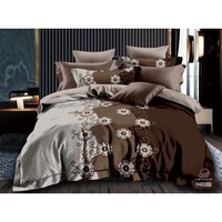 Picture of Li Xin Duvet Bedding Cover, Set Of 6, LX27 - Brown & Grey