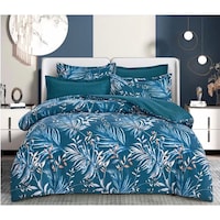 Picture of Li Xin Duvet Bedding Cover, Set Of 6, LX40 - Turqoise
