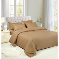 Picture of Li Xin Duvet Bedding Cover, Set Of 6, LX82 - Light Brown