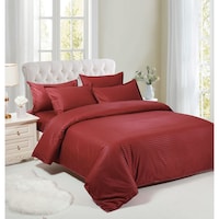Picture of Li Xin Duvet Bedding Cover, Set Of 6, LX83 - Maroon