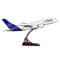 Picture of Youmei Lufthansa A380 Large Resin Model Aircraft, White & Blue