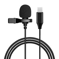 Picture of Lavalier Lapel 2 In 1 Microphone with Earphone Jack for IOS, Black