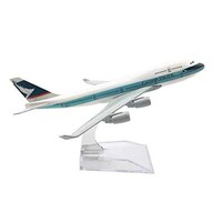 Picture of Youmei Cathay Pacific B747 Alloy Airlines Model Aircraft, White