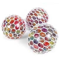 Picture of Spongy Bead Squeeze Grape Bead Stress Relief Toy with Net Stress, 3Pcs