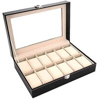 Picture of Padom Velvet Lining PU Leather Watch Display Box