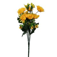 Picture of Yonkin Artificial Sunflower for Home Decor, Medium, Yellow