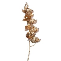 Picture of Yonkin Artificial Orchid with Long Stem for Home Decor, Gold