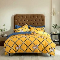 Picture of Fashion Collection King Size Cotton Bedding Set, Pack of 6pcs, FS08