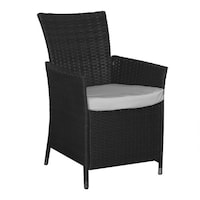 Picture of Oasis Casual Quality Rattan Chair, Black