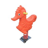 Picture of Rainbowtoy Toys Seahorse Spring Rider, Red