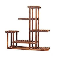 Picture of Lingwei Wooden Anti-corrosive Multifunctional Flower Stand, 98x98x25cm