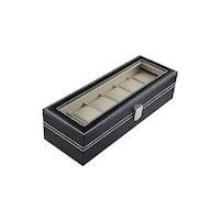Picture of Lingwei Leather Watch Display Case, Black