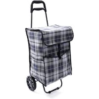Picture of Foldable Stainless Steel Frame Safety Stable Portable Shopping Trolley