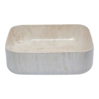 Picture of End Point Square Table Top Ceramic Wash Basin, Beige, EP246