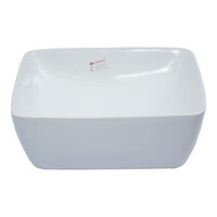 Picture of End Point Square Table Top Ceramic Wash Basin, White, EP273