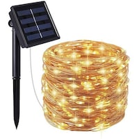 Picture of Solar Powered Copper Mini String Lights, Warm White