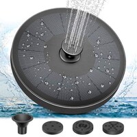 Picture of Electop Upgraded Solar Panel Fountain Kit for Garden Decoration, Black, 2.2 w