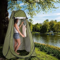 Picture of Joyway Pop Up Portable Outdoor Shower Tent, Green