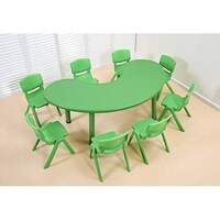 Picture of Xfun C Shaped Table Set For Kids, Pack Of 6Pcs - 35CM