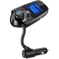 Picture of Accloo Wireless In-Car Bluetooth FM Transmitter, Black