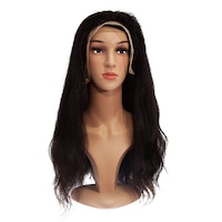 Picture of Oppa Indian Virgin Hair Single Drawn Frontal Wigs, Natural Black