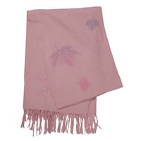 Picture of Areej Leaf Design Pashmina Scarfs For Womens, A7456 - Pink