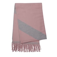 Picture of Areej Strip Design Pashmina Scarfs For Womens, A7486 - Pink