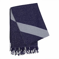 Picture of Areej Strip Design Pashmina Scarfs For Womens, A7501 - Navy Blue