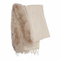 Picture of Areej Flur Design Pashmina Scarfs For Womens, A7516 - Creamy White