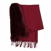 Picture of Areej Flur Design Pashmina Scarfs For Womens, A7528 - Vine Red
