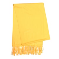 Picture of Areej Plain Design Pashmina Scarfs For Womens, A7631 - Yellow