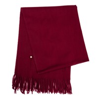 Picture of Flower Stone Design Pashmina Scarfs For Womens, A8032 - Wine Red