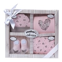 Picture of B&B Mother's Choice Layette Gift Set for New Born, 0-6Months, Pink, 4Pcs