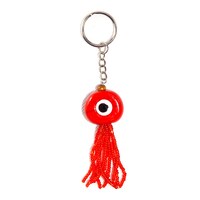 Picture of Al Bahr Octopus Evil Eye Beads Glass Key Chain