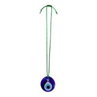 Picture of Al Bahr Evil Eye Beads Necklace with Nylon Yarn, Green