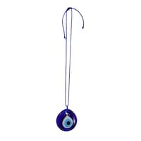 Picture of Al Bahr Evil Eye Beads Necklace with Nylon Yarn, Blue