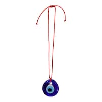 Picture of Al Bahr Evil Eye Beads Necklace with Nylon Yarn, Red